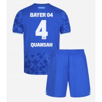 Stroje piłkarskie Bayer Leverkusen Jarell Quansah #4 Koszulka Trzeciej dla dzieci 2025-26 Krótki Rękaw (+ szorty)